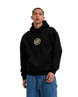 The Santa Cruz Mens Carved MFG Front Hoodie in Black
