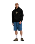 The Santa Cruz Mens Carved MFG Front Hoodie in Black