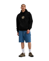 The Santa Cruz Mens Carved MFG Front Hoodie in Black