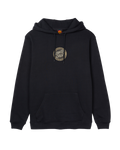 The Santa Cruz Mens Carved MFG Front Hoodie in Black
