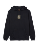 The Santa Cruz Mens Carved MFG Front Hoodie in Black