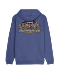 The Santa Cruz Mens Guzman Scroll Front Hoodie in Navy Dusk
