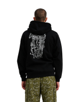 The Santa Cruz Mens Wooten Duo Zip Hoodie in Black