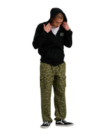 The Santa Cruz Mens Wooten Duo Zip Hoodie in Black