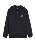 The Santa Cruz Mens Wooten Duo Zip Hoodie in Black