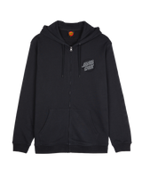 The Santa Cruz Mens Wooten Duo Zip Hoodie in Black