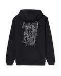 The Santa Cruz Mens Wooten Duo Zip Hoodie in Black