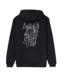 The Santa Cruz Mens Wooten Duo Zip Hoodie in Black