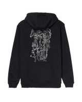 The Santa Cruz Mens Wooten Duo Zip Hoodie in Black