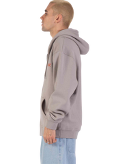 The Santa Cruz Mens Classic Strip Fade Zip Hoodie in Warm Grey