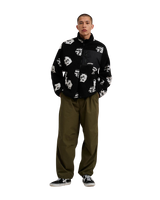 The Santa Cruz Mens Freestyle Fleece Jacket in Big Dice