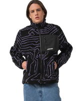 The Santa Cruz Mens Freestyle Fleece Jacket in Circuit