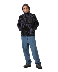 The Santa Cruz Mens Freestyle Fleece Jacket in Circuit