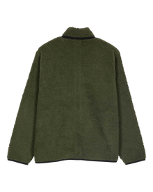 The Santa Cruz Mens Freestyle Fleece Jacket in Dark Moss