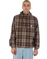 The Santa Cruz Mens Henri Jacket in Brown Check