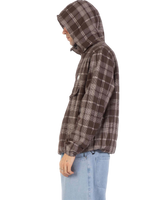 The Santa Cruz Mens Henri Jacket in Brown Check
