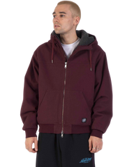 The Santa Cruz Mens Ember Jacket in Dark Plum