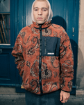 Freestyle Jacket in Rust Paisley