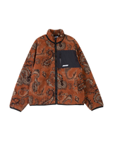 The Santa Cruz Mens Freestyle Jacket in Rust Paisley