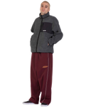 The Santa Cruz Mens Freestyle Jacket in Charcoal