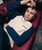Classic Strip Raglan Long Sleeve T-Shirt in Wax Paper & Midnight Blue