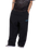 The Santa Cruz Mens Pinstripe Wide Leg Joggers in Black