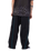 The Santa Cruz Mens Pinstripe Wide Leg Joggers in Black