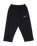 The Santa Cruz Mens Pinstripe Wide Leg Joggers in Black