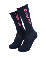 The Santa Cruz Mens Strip Socks (3 Pack) in Multi