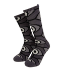 The Santa Cruz Mens Salba Eyes Socks (2 Pack) in Black & White