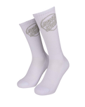 The Santa Cruz Mens Salba Eyes Socks (2 Pack) in Black & White