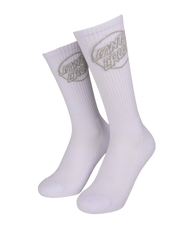 The Santa Cruz Mens Salba Eyes Socks (2 Pack) in Black & White