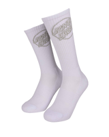 The Santa Cruz Mens Salba Eyes Socks (2 Pack) in Black & White