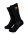 The Santa Cruz Mens Dot Guy Socks in Black