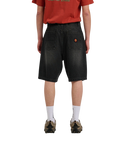 The Santa Cruz Mens Big Walkshorts in Washed Black