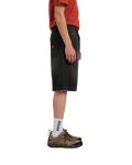 The Santa Cruz Mens Big Walkshorts in Washed Black