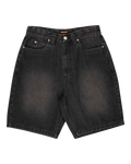 The Santa Cruz Mens Big Walkshorts in Washed Black