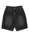 The Santa Cruz Mens Big Walkshorts in Washed Black