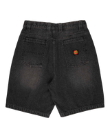 The Santa Cruz Mens Big Walkshorts in Washed Black