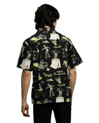 The Santa Cruz Mens Scene Report Shirt in Black