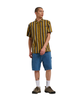 The Santa Cruz Mens Sonny Shirt in Deck Stripe