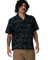 The Santa Cruz Mens Vertigo Haze Shirt in Black