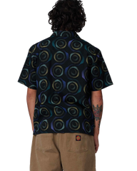 The Santa Cruz Mens Vertigo Haze Shirt in Black