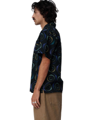 The Santa Cruz Mens Vertigo Haze Shirt in Black