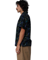 The Santa Cruz Mens Vertigo Haze Shirt in Black