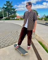 Eli Shirt in Brown Check