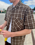 Eli Shirt in Brown Check