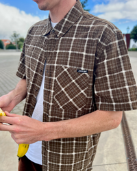 Eli Shirt in Brown Check