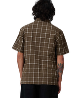 The Santa Cruz Mens Eli Shirt in Brown Check