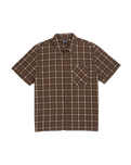The Santa Cruz Mens Eli Shirt in Brown Check